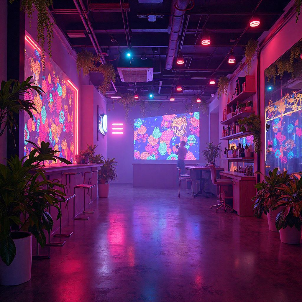 Themed celebration setup