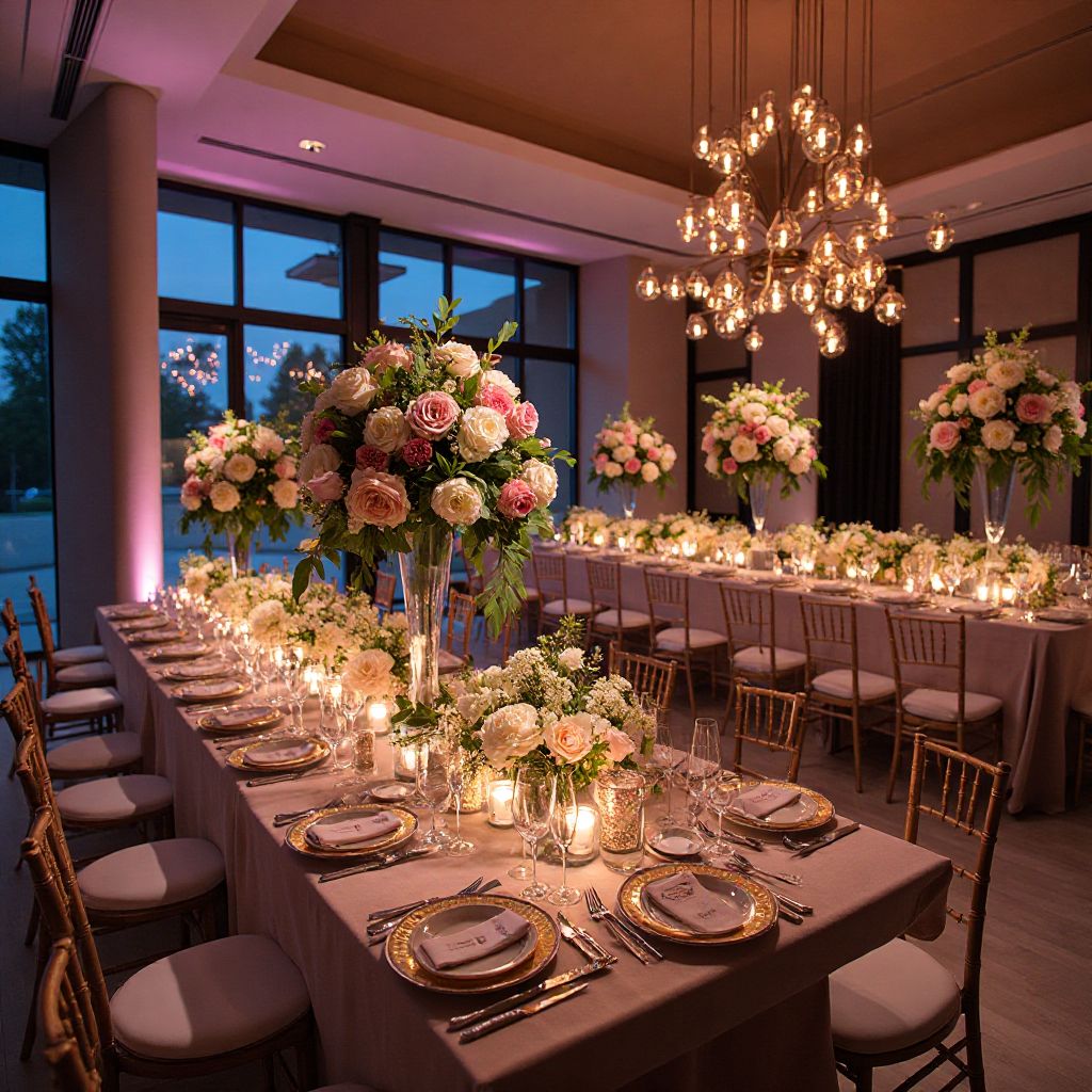 Wedding reception design